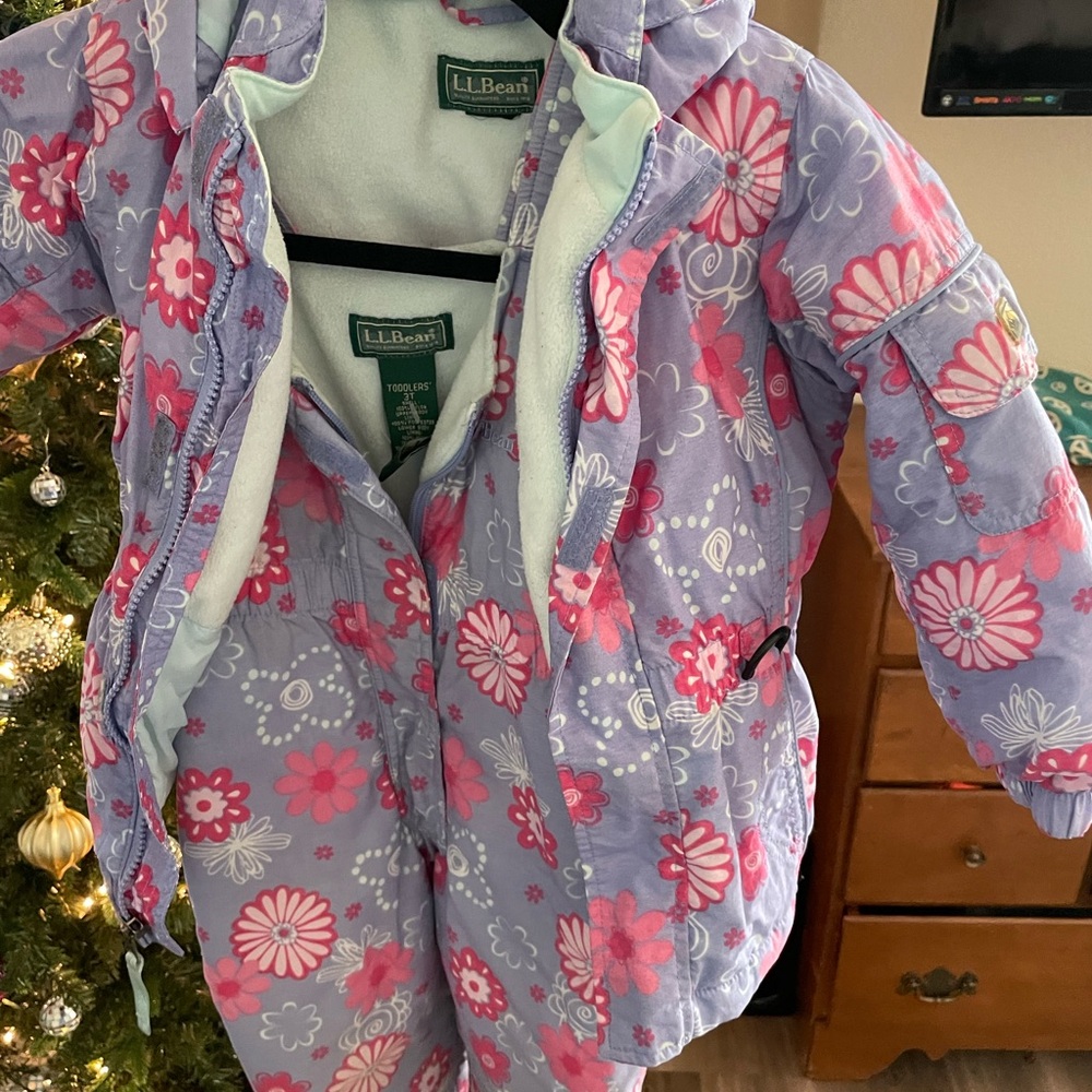 LL Bean Snowsuit and Jacket Set 3T
